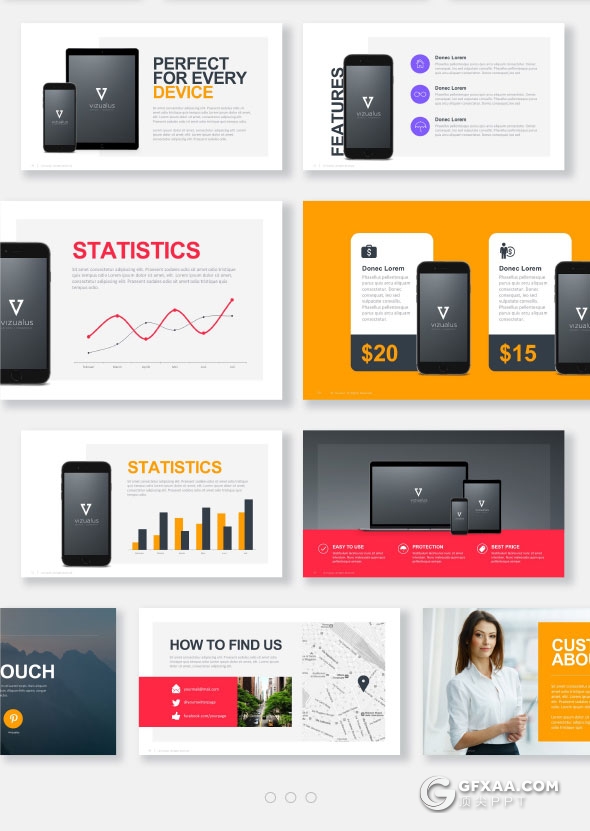 60页精致设计APP市场调研PPT模板 - 顶尖PPT