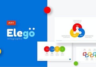 欧美风格创意信息图形PPT模板 - 顶尖PPT