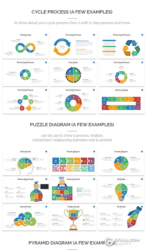 671页大型多用途PPT模板多种图表合集全动画演示 - 顶尖PPT
