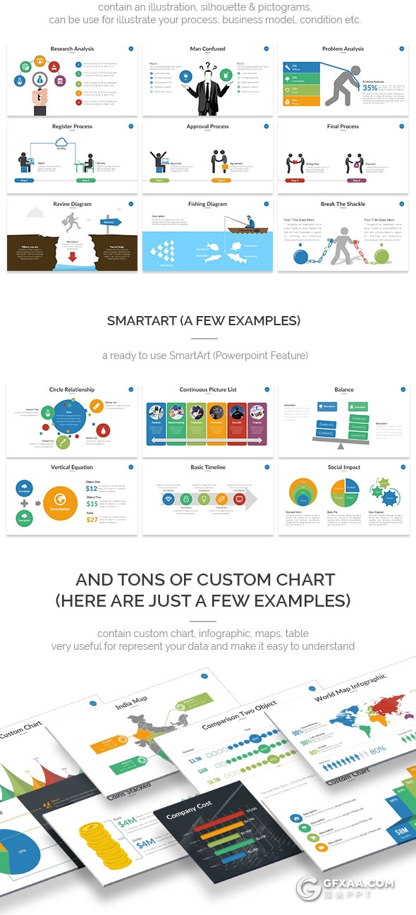 671页大型多用途PPT模板多种图表合集全动画演示 - 顶尖PPT