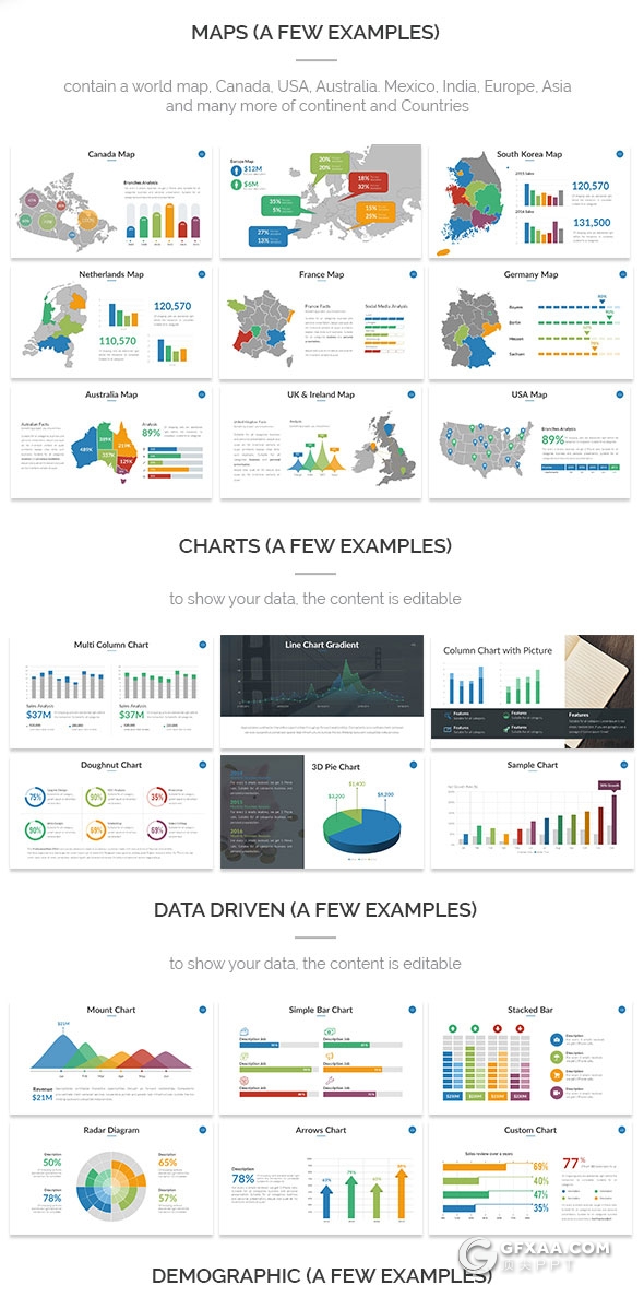 671页大型多用途PPT模板多种图表合集全动画演示 - 顶尖PPT