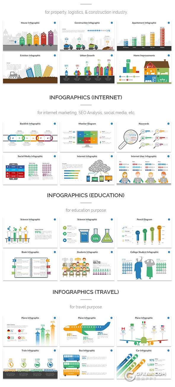 671页大型多用途PPT模板多种图表合集全动画演示 - 顶尖PPT