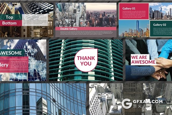 大图展示商务公司会议keynote模板 - 顶尖PPT