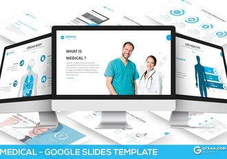 25页医学研究医院主题PPT模板6种配色 - 顶尖PPT