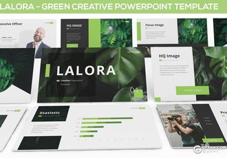 30页12种配色植物绿化介绍PPT模板 - 顶尖PPT