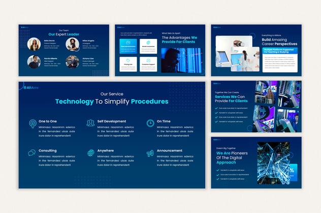人工智能技术研究keynote模板 - 顶尖PPT