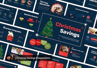 圣诞节消费促销营销PPT模板 - 顶尖PPT