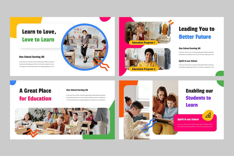 校友儿童教育培训活动Keynote模板 - 顶尖PPT