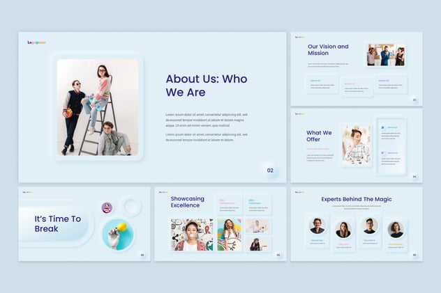 创意新拟态风格PPT模板 - 顶尖PPT