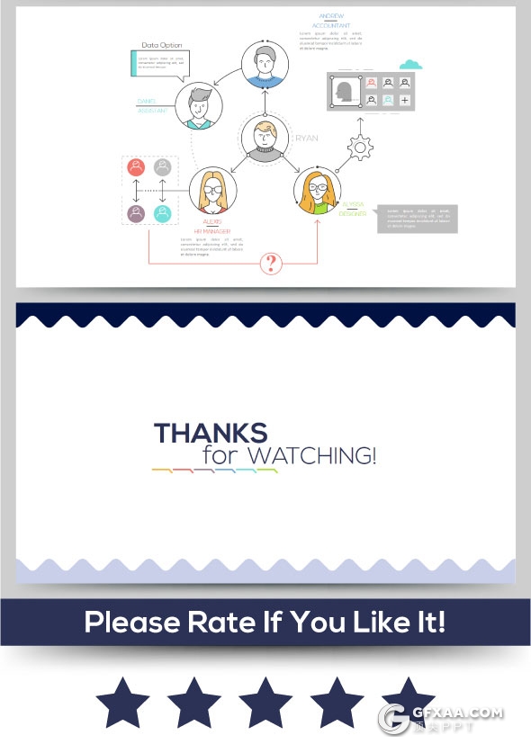 190个多用途线性图形图表PPT模板 - 顶尖PPT