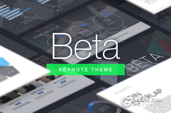 50页数据统计分析多用途商务keynote模板 - 顶尖PPT