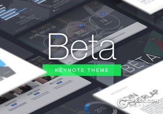 50页数据统计分析多用途商务keynote模板 - 顶尖PPT