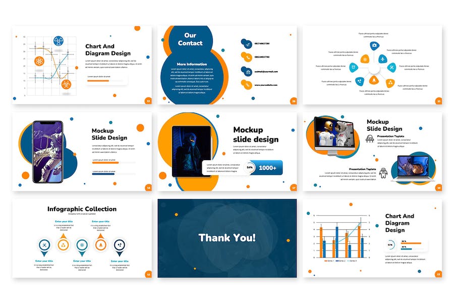 星空银河火箭公司卡通风格卫星公司PPT模板 - 顶尖PPT