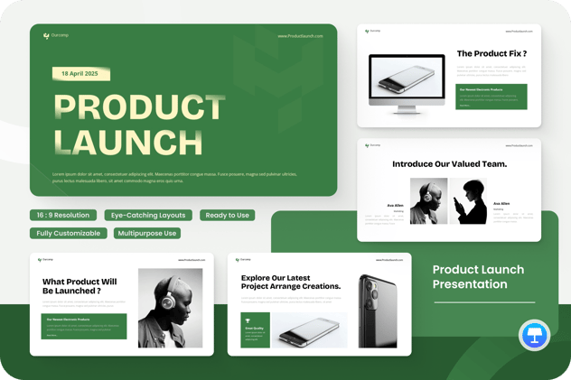 数码产品发布会keynote模板 - 顶尖PPT