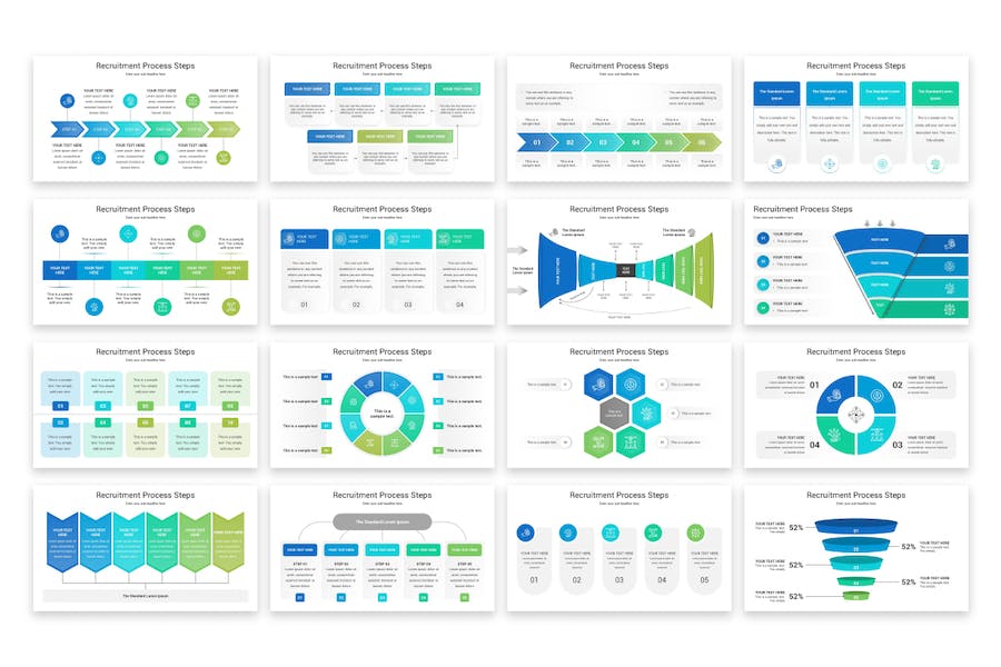 招聘流程人才招聘管理Keynote模板 - 顶尖PPT