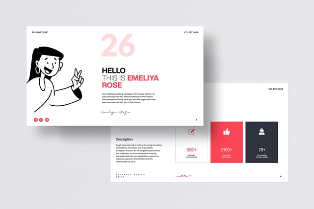 年度财务报告总结展示Keynote模板 - 顶尖PPT