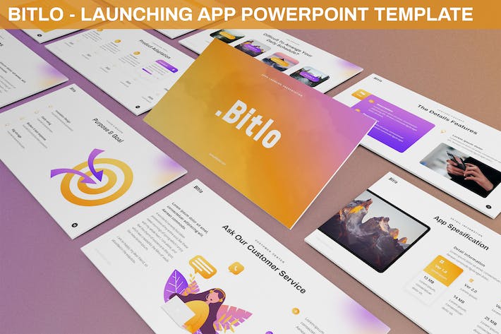 APP应用程序市场分析PPT模板 - 顶尖PPT