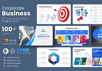 商业计划融资方案书PPT模板 - 顶尖PPT