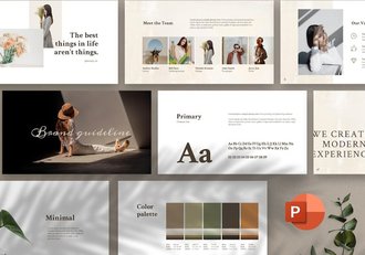 企业品牌推广指南PPT模板 - 顶尖PPT