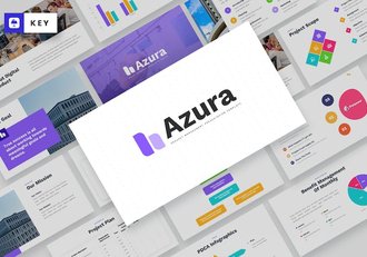 项目管理工作展示Keynote模板 - 顶尖PPT