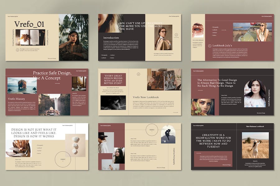 摄影作品集展示宣传推广PPT模板 - 顶尖PPT