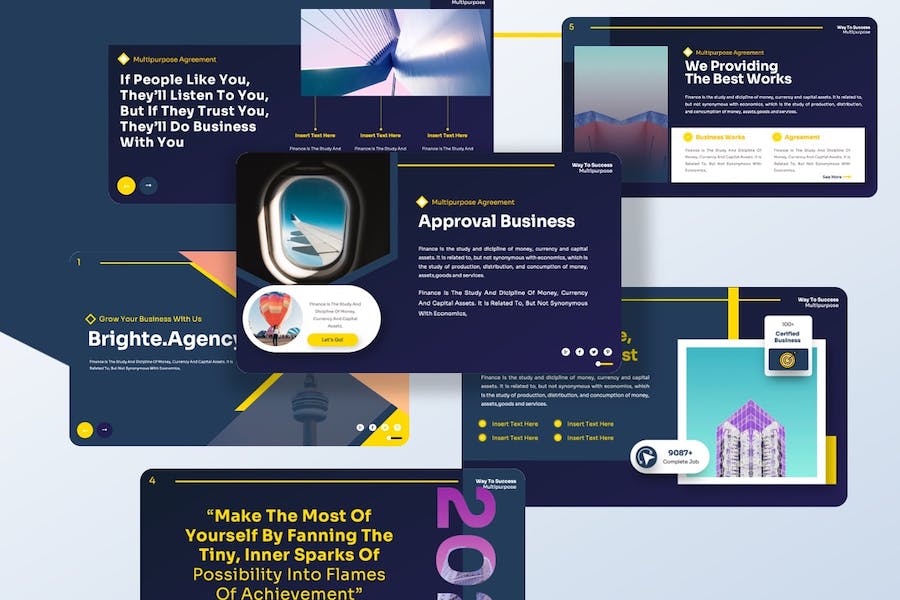 企业公司年度总结汇报Keynote模板 - 顶尖PPT