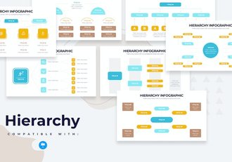 企业组织架构图业务层级结构Keynote模板 - 顶尖PPT
