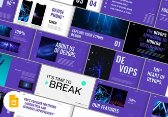 数字IT人工智能科技PPT模板 - 顶尖PPT