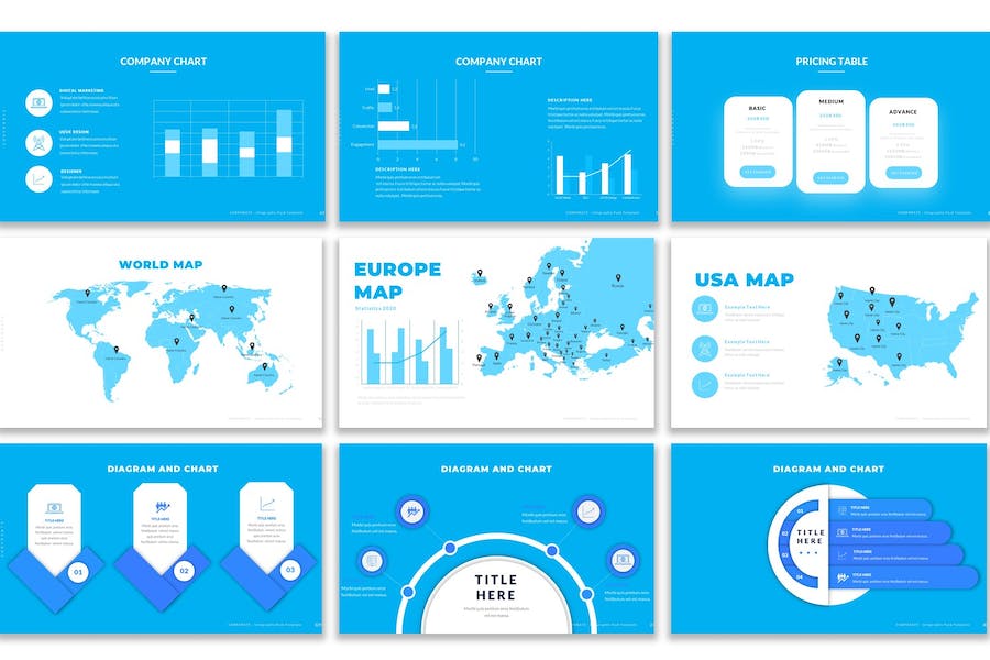 企业介绍商务信息展示通用keynote模板 - 顶尖PPT