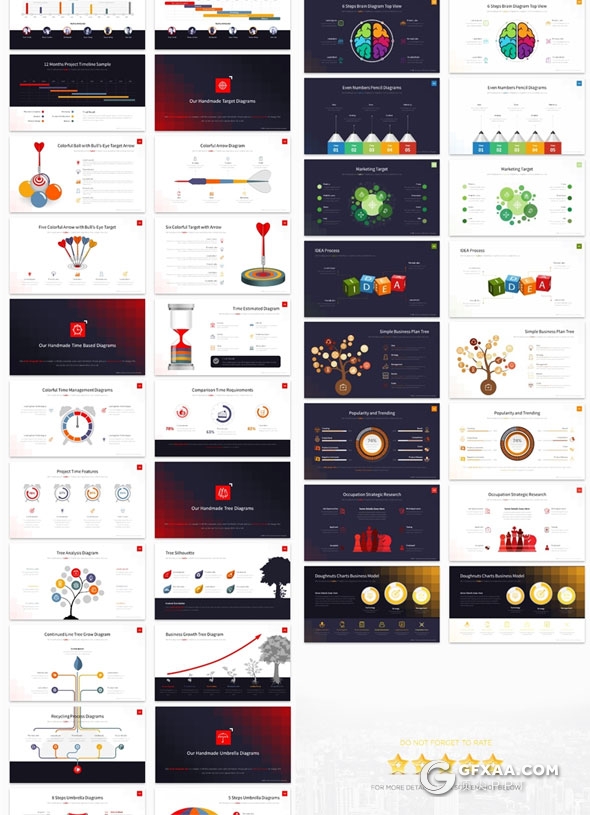 513页大型欧美高端商务PPT模板6种配色主题 - 顶尖PPT