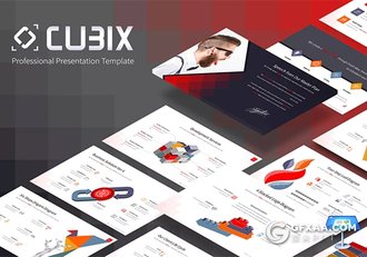 513页大型欧美高端商务keynote模板6种配色主题 - 顶尖PPT