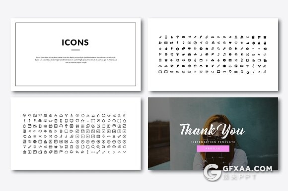 40页唯美文艺个人写真展示PPT模板 - 顶尖PPT