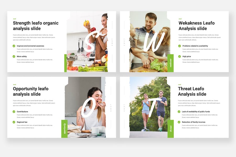 健康有机绿色食品keynote模板 - 顶尖PPT