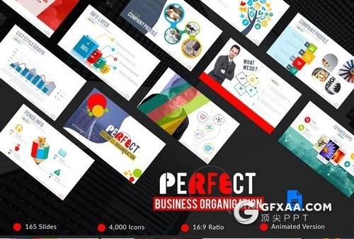 165页卡通商务风格PPT模板 - 顶尖PPT