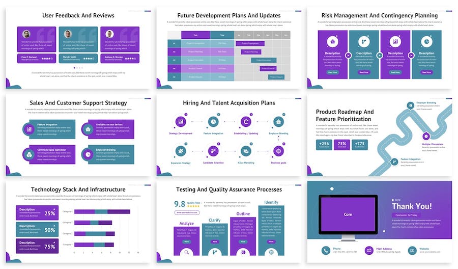 移动应用APP架构分析PPT模板 - 顶尖PPT