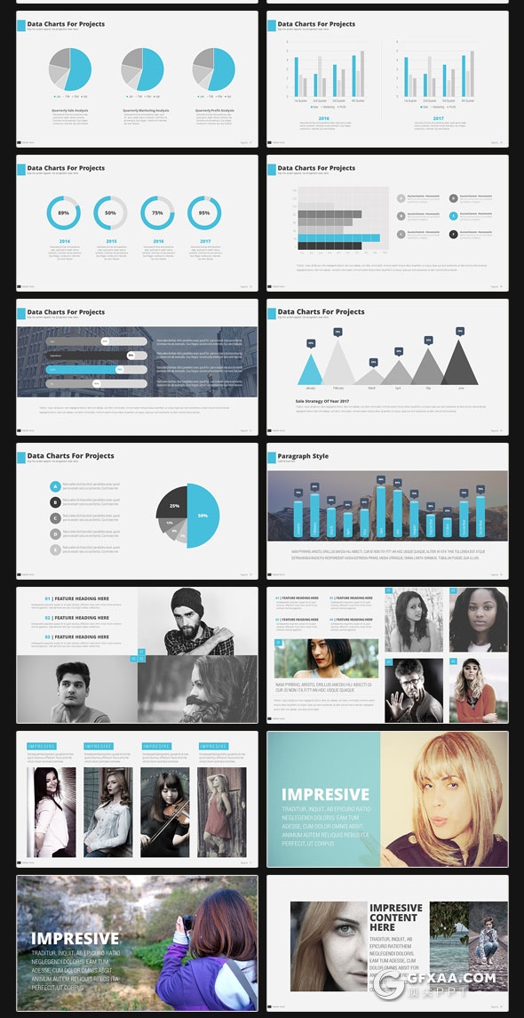70页企业团队介绍人员介绍多用途PPT模板 - 顶尖PPT