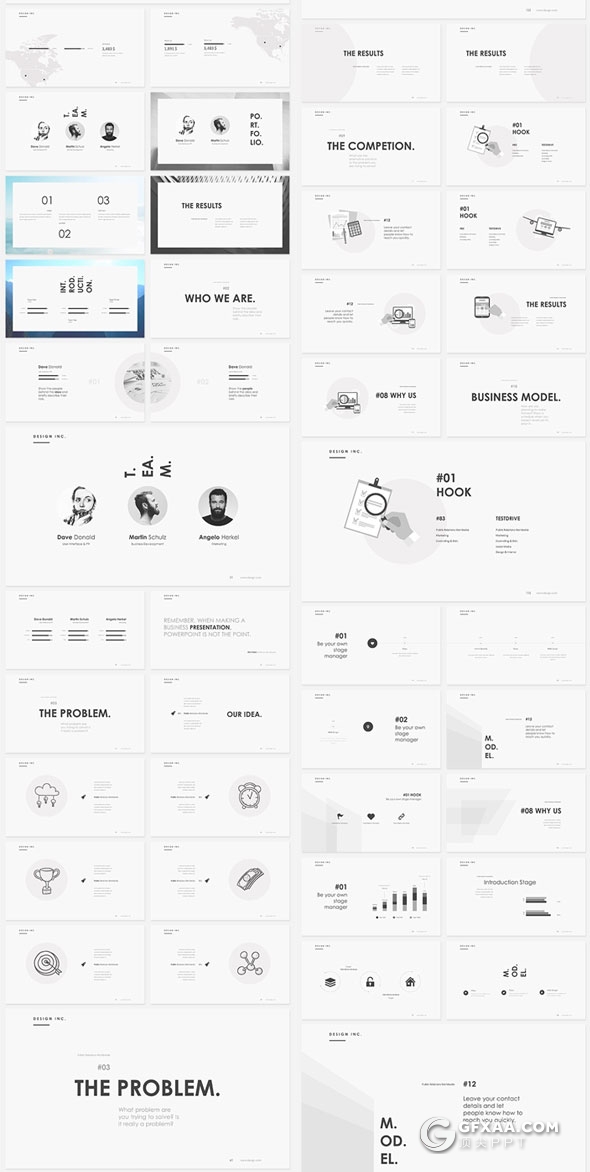 206页简约大气商务多用途PPT模板 - 顶尖PPT