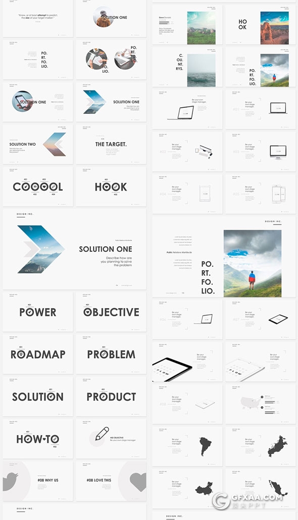 206页简约大气商务多用途PPT模板 - 顶尖PPT