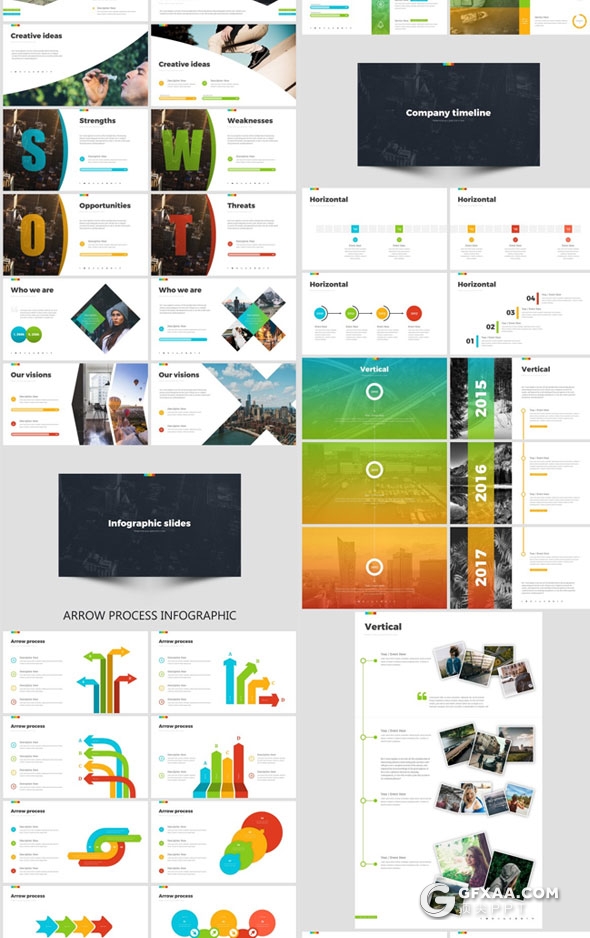 309页大型商务会议企业介绍通用PPT模板 - 顶尖PPT