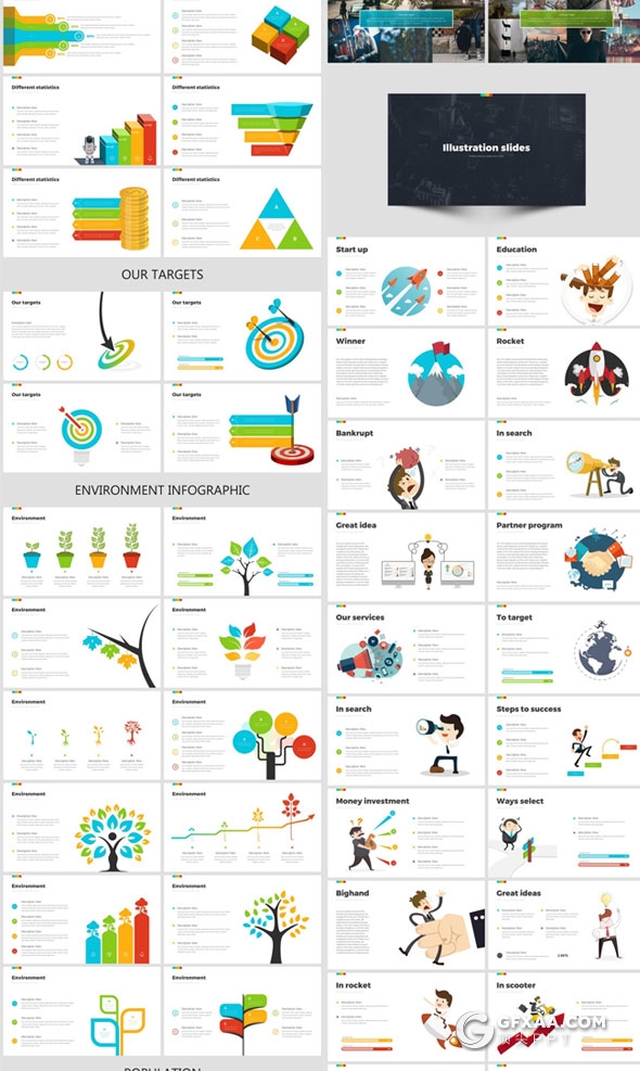 309页大型商务会议企业介绍通用PPT模板 - 顶尖PPT