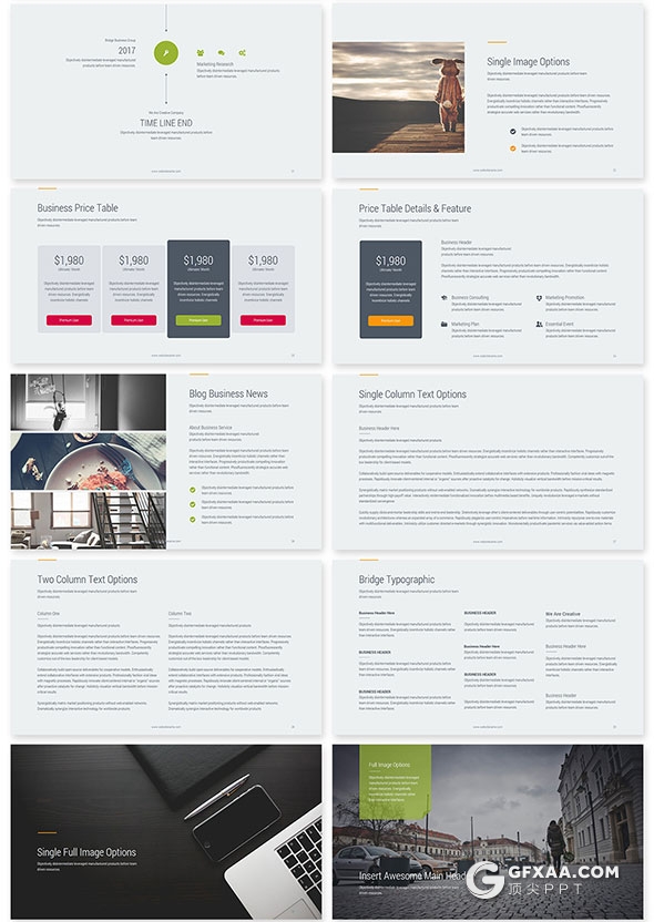 90页公司业务报告分析keynote模板 - 顶尖PPT