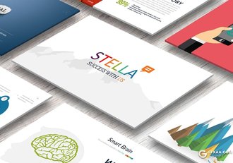 75页创意图形图表多用途PPT模板 - 顶尖PPT