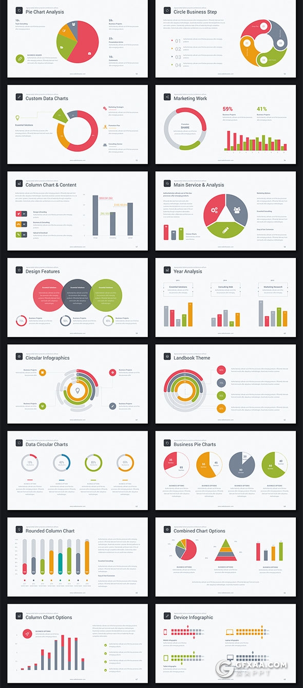 90多页商业计划数据图表keynote通用模板 - 顶尖PPT