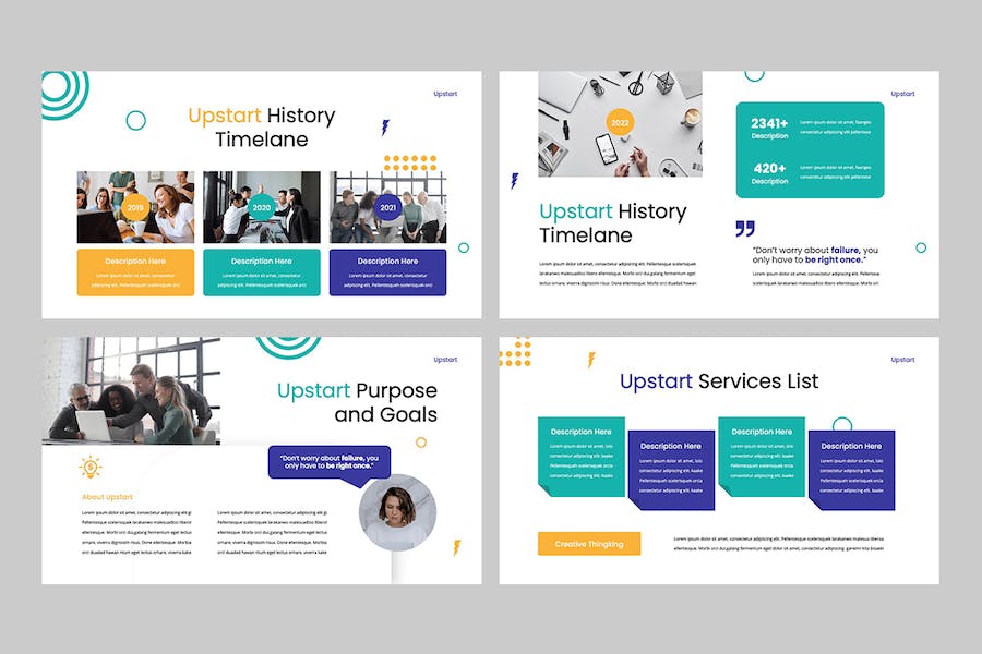 初创企业商务现代keynote模板 - 顶尖PPT