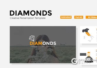 82页团队介绍作品展示通用PPT模板 - 顶尖PPT