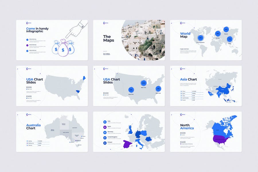 网络安全数字加密技术公司数据分析PPT模板 - 顶尖PPT