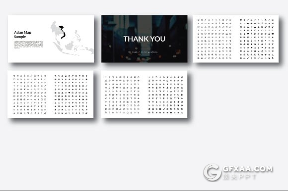 50页极简风格摄影图片展示PPT模板 - 顶尖PPT