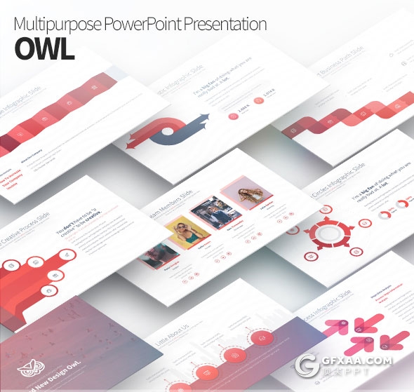 60页精致设计商务多用途PPT模板10种配色主题 - 顶尖PPT