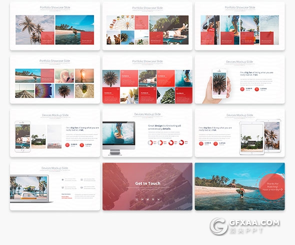 60页精致设计商务多用途PPT模板10种配色主题 - 顶尖PPT