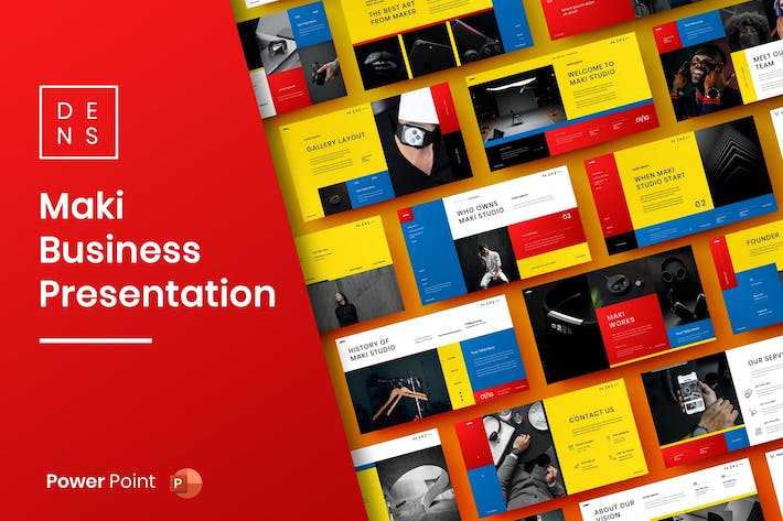 红色商务企业品牌展示PPT模板 - 顶尖PPT